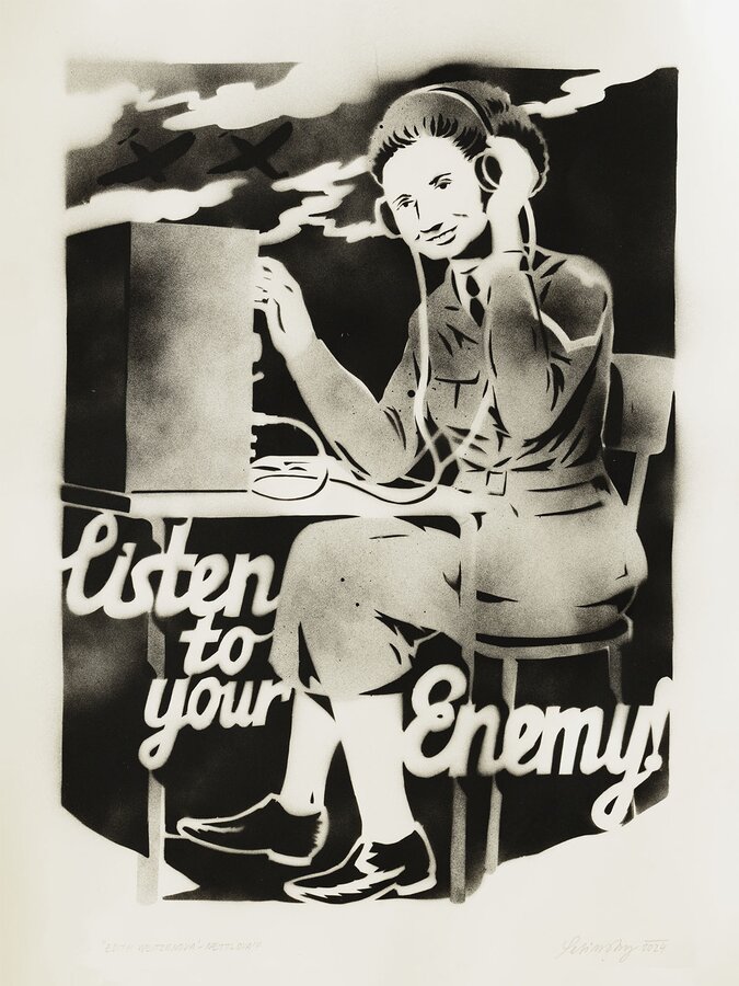 Originály tisků portrétu Edith Weitzenové