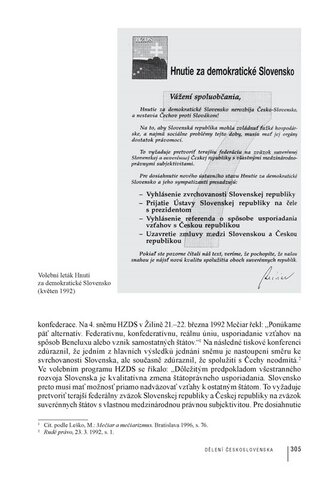 Rozdělení Československa 1989-1992