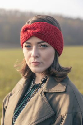 Ručně pletená čelenka