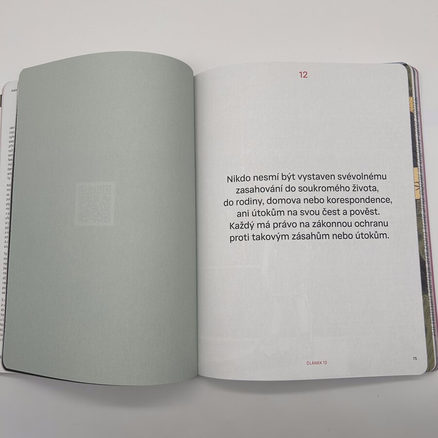 Všeobecná deklarace lidských práv v povídkách, ilustracích a rozhovorech