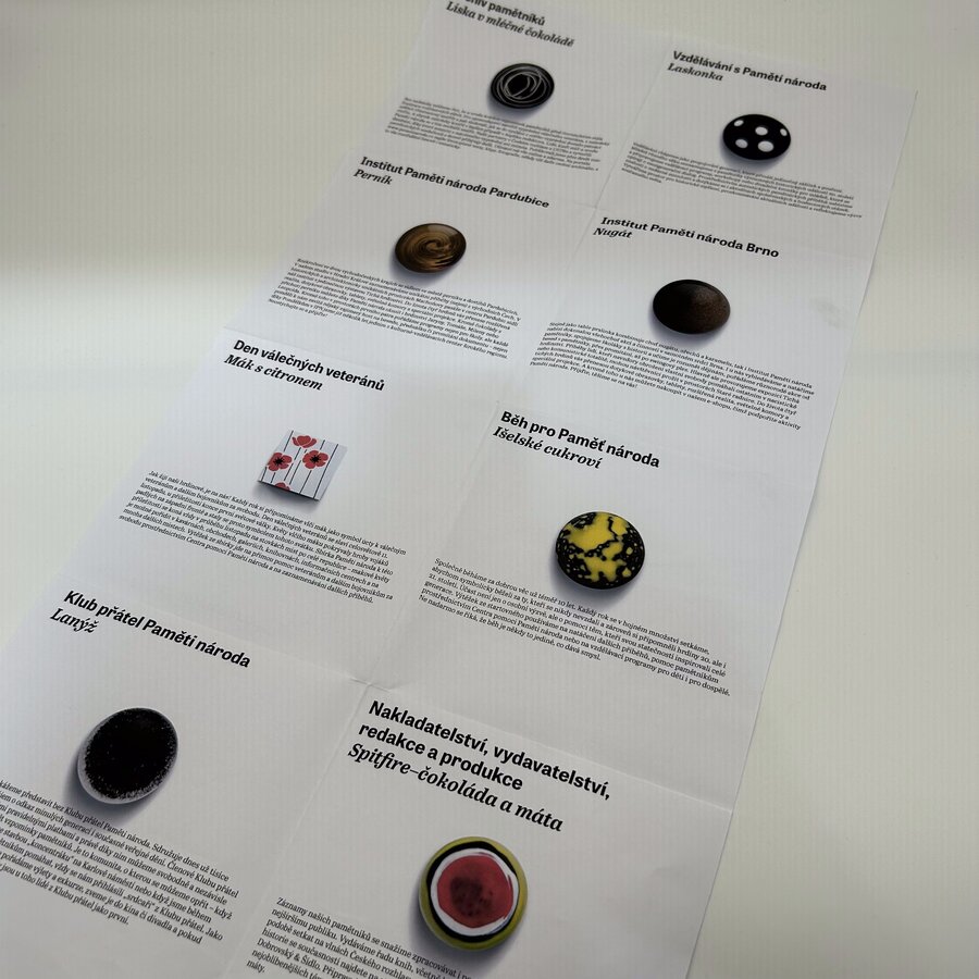 Pralinky Paměti národa – limitovaná edice 