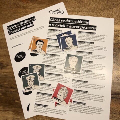 Pexeso Hrdinové Paměti národa