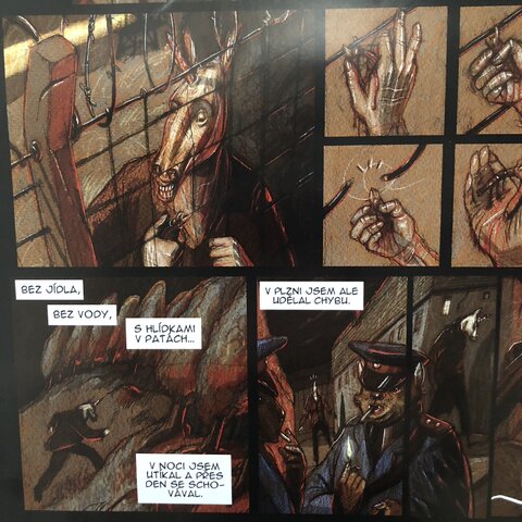 Plakát Luboš Jednorožec, kresba Václav Šlajch