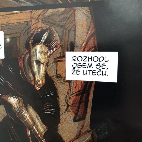 Plakát Luboš Jednorožec, kresba Václav Šlajch