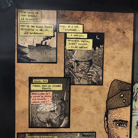 Plakát  Ještě jsme ve válce: Tomáš Sedláček