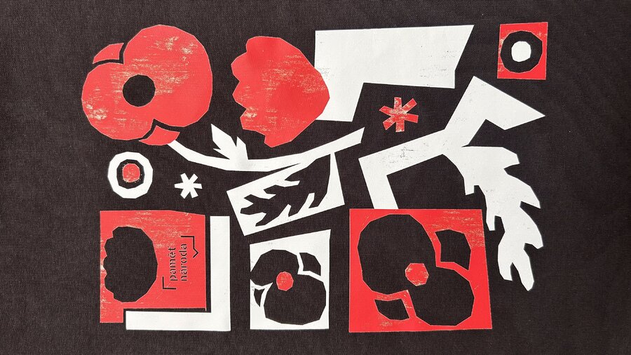 Mikina Den válečných veteránů - máky 