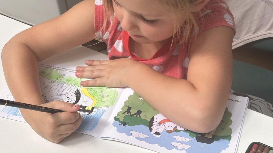 Když jsme byli malí - omalovánka Paměti národa