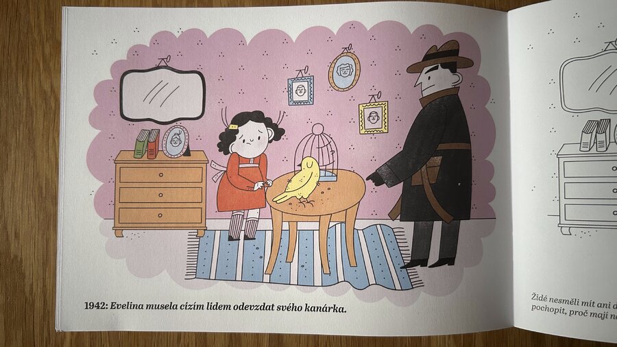 Když jsme byli malí - omalovánka Paměti národa