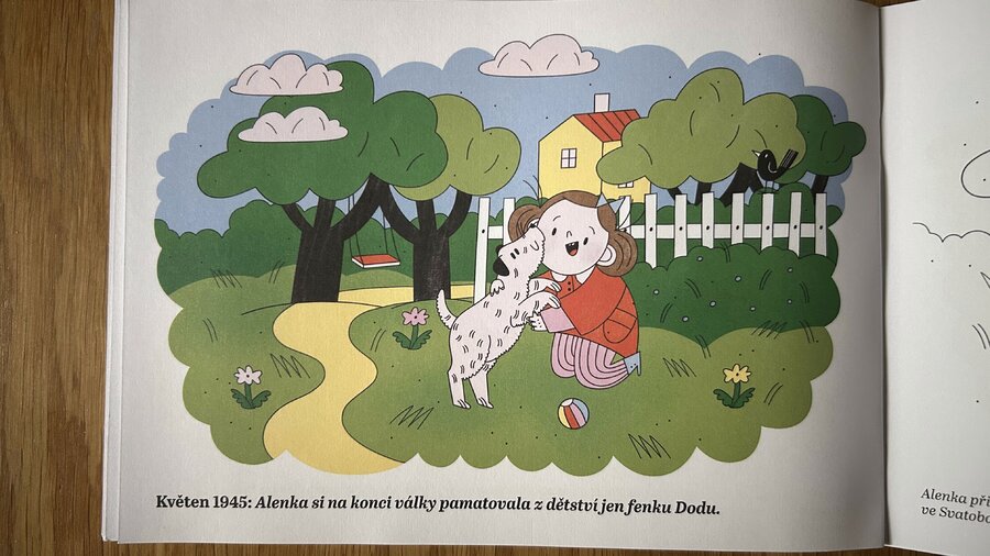 Když jsme byli malí - omalovánka Paměti národa