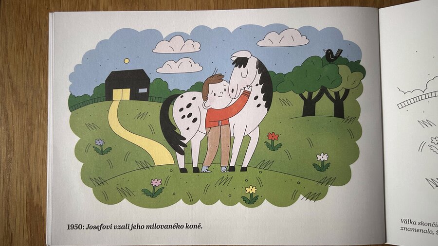 Když jsme byli malí - omalovánka Paměti národa