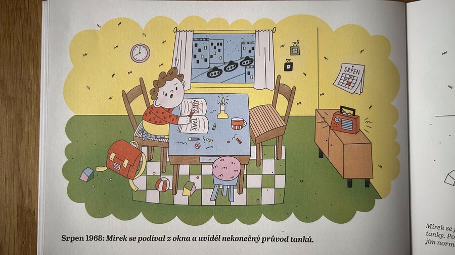 Když jsme byli malí - omalovánka Paměti národa