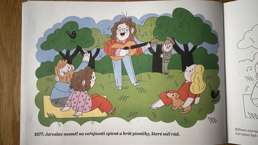 Když jsme byli malí - omalovánka Paměti národa