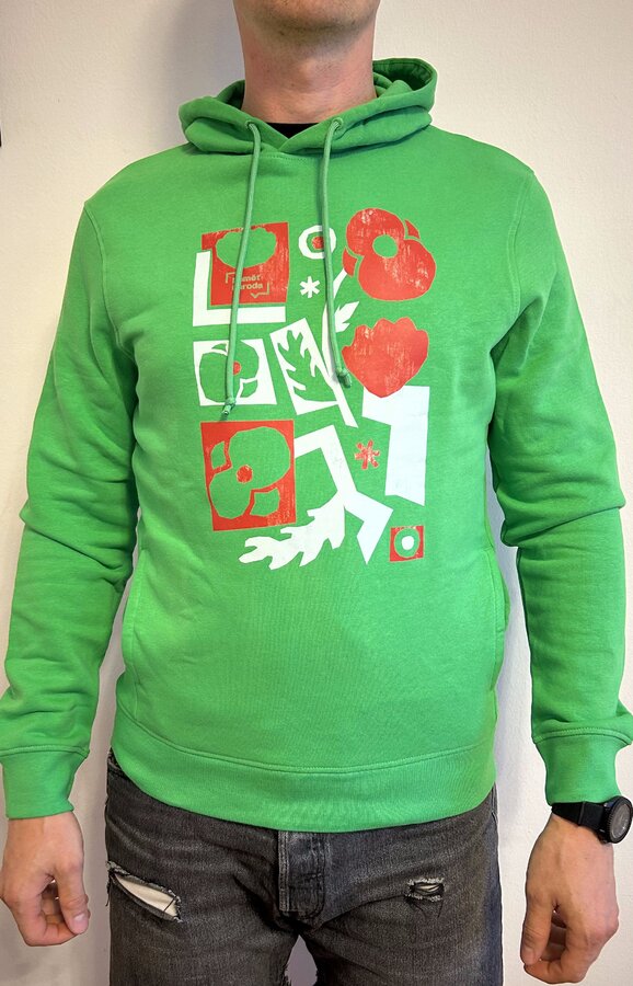 Mikina Den válečných veteránů - máky 