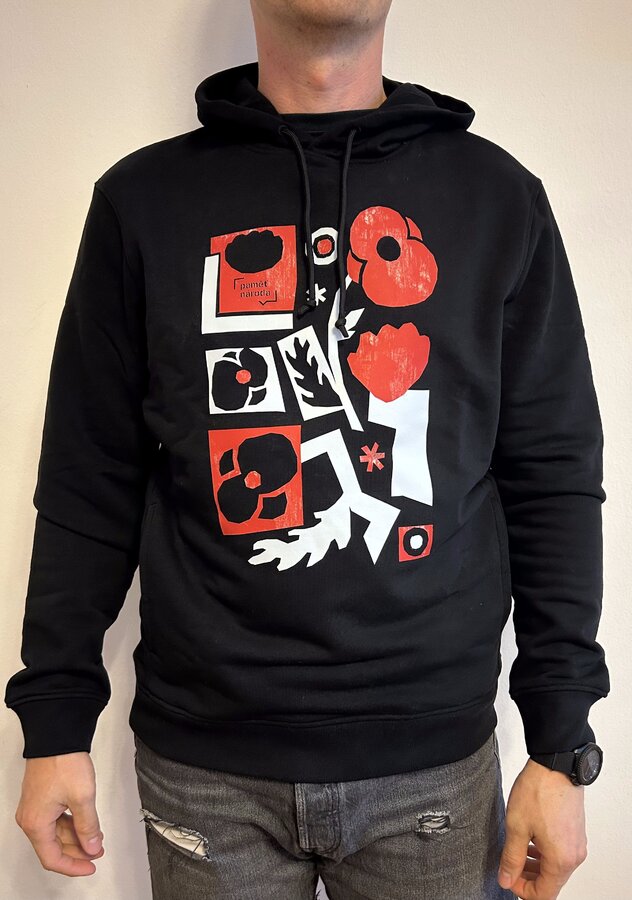 Mikina Den válečných veteránů - máky 