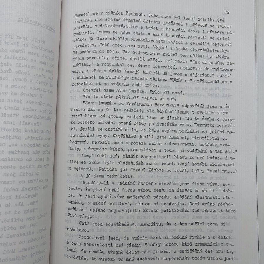 První skica k podobizně