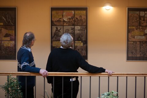 Pronájem výstavy: Ještě jsme ve válce - komiksová výstava