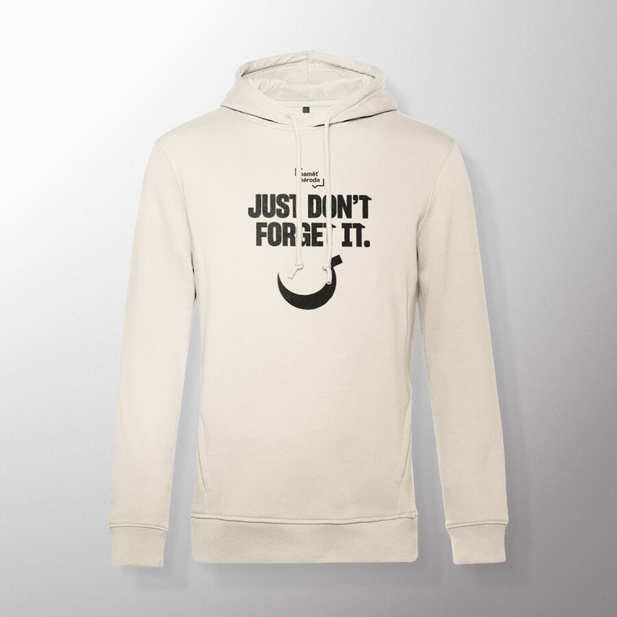Mikina Just don't forget it - Srp a kladiva