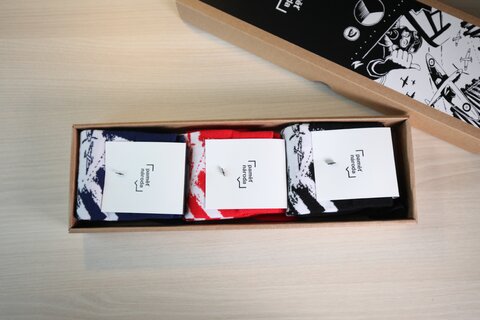 Ponožky RAF - 3 v krabičce