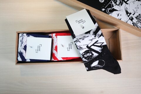 Ponožky RAF - 3 v krabičce